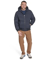 Levi's Men's Quilted Bomber with Hood Jacket