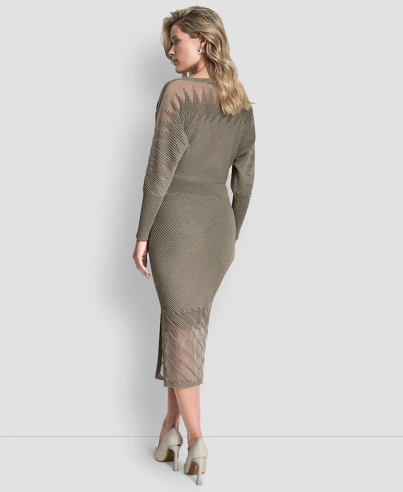 Dkny Women's Ribbed Midi Skirt