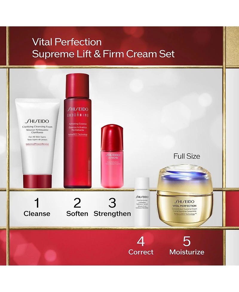 Shiseido 5-Pc. Vital Perfection Supreme Lift & Firm Cream Set, Exclusively at Macy's