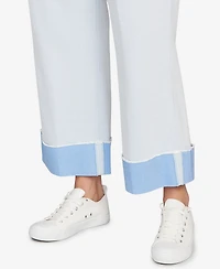 Ruby Rd. Plus Cuffed Pull-On Faux Fly Pants