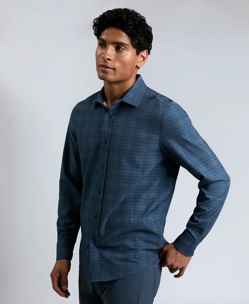 Kenneth Cole Men's Slim Fit Performance Shirt