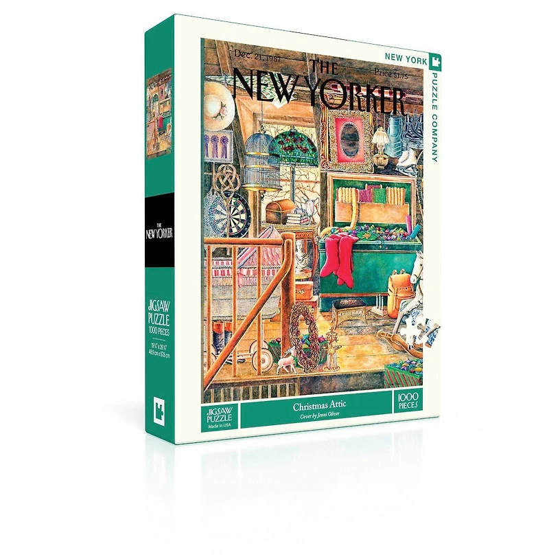 New York Puzzle Company Christmas Attic 1000 Piece Puzzle