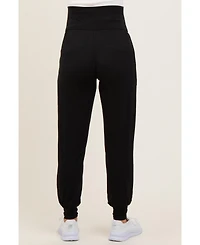 Pinkblush Maternity Black Soft Knit Joggers