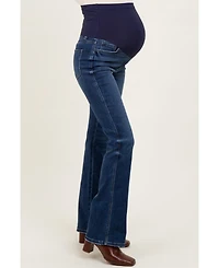 Pinkblush Maternity Dark Wash Super High Rise Bootcut Jeans