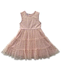 Blueberi Boulevard Girls 2T-6X Sleeveless Jacket Dress