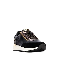 Xti Women's Side Zipper Casual Sneakers By