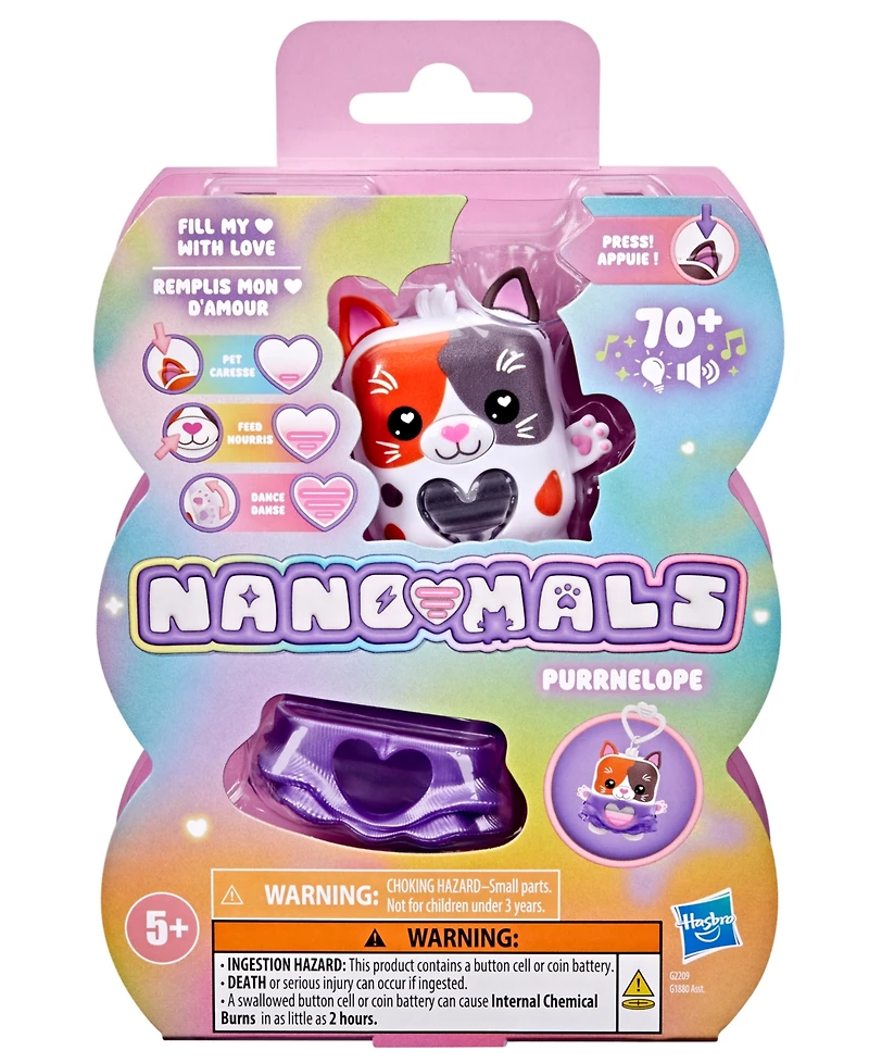 Nano-Mals Hasbro Purrnelope The Calico Kitty Electronic Pet Toy