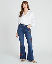 Driftwood Women's Farrah x Happy Holly Flare Jeans