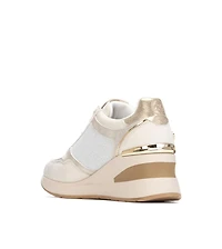 Xti Women's Side Zipper Wedge Sneakers By
