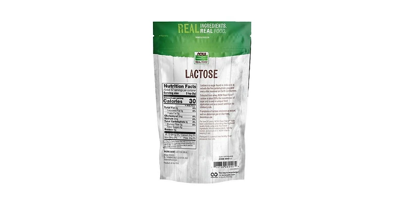 Now Foods Lactose Milk Sugar, 1 lb