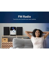 Emerson Es-4000 Bluetooth Stereo System with Usb MP3, Cd Player and Fm Radio