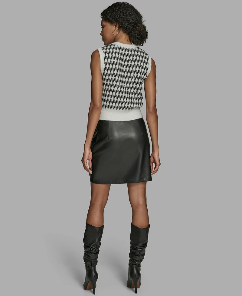 Bcbg Women's Bow Mini Skirt