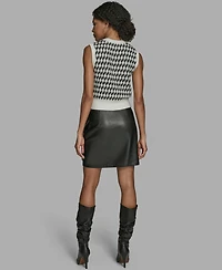 Bcbg Women's Bow Mini Skirt