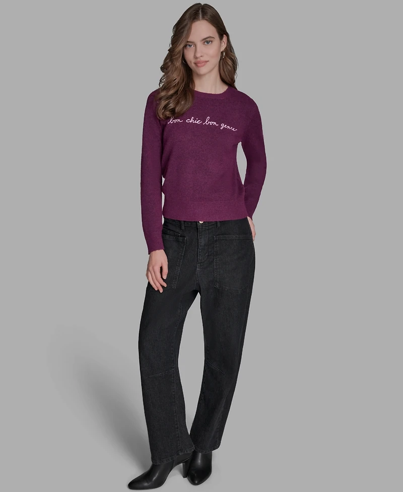 Bcbg Women's Bon Chic Genre Long Sleeve Sweater