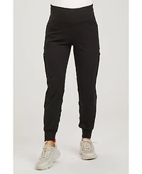 Pinkblush Maternity Black Cargo Pocket Jogger Pants