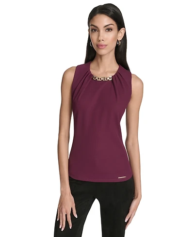Halston Women's Sleeveless Tank Top