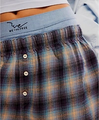Free People Women's Sunday Afternoon Mid-Rise Boxers