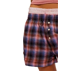 Free People Women's Sunday Afternoon Mid-Rise Boxers