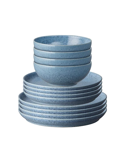 Denby Studio Flint 12-Pc. Dinnerware Set, Service for 4
