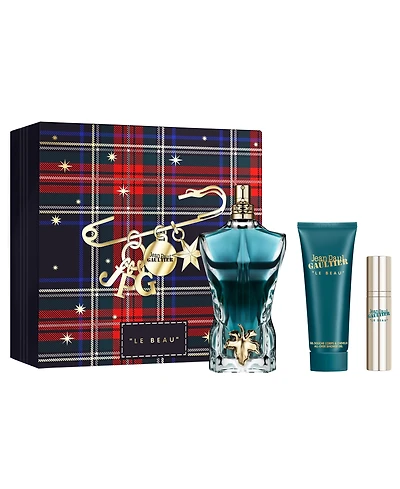 Jean Paul Gaultier 3-Pc. Men's Le Beau Fragrance Gift Set