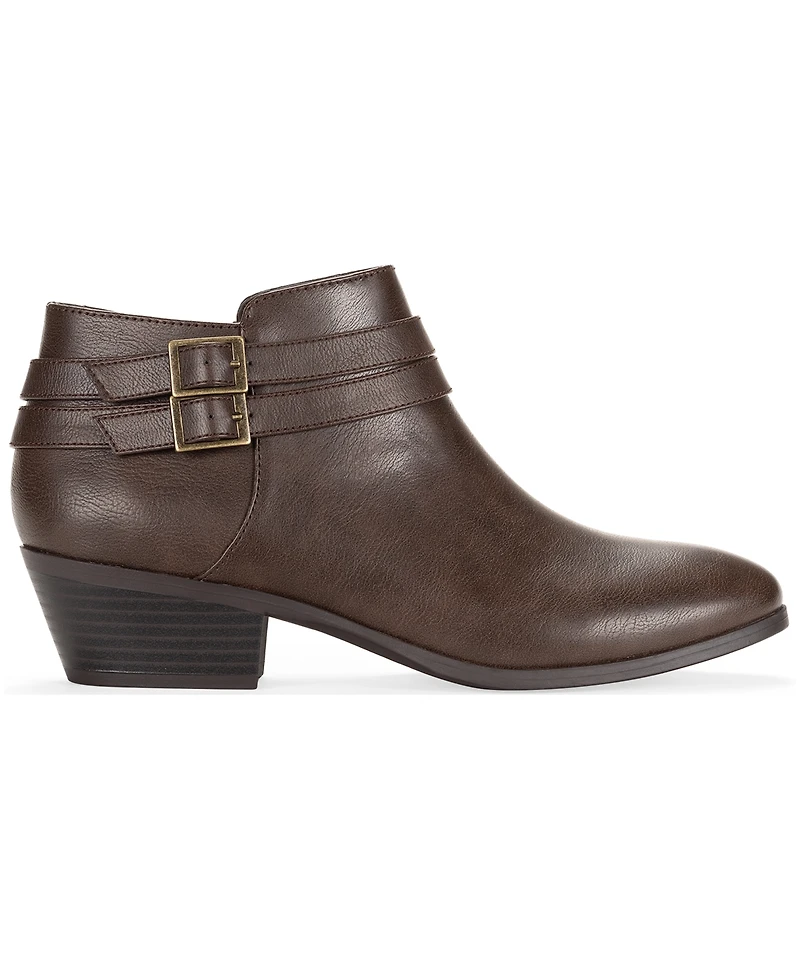 Style & Co Women's Willaa Belted Block Heel Booties, Macy's Exclusive