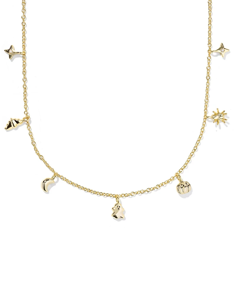 Kendra Scott 14K Gold Over Brass Halloween Single Strand Short Necklace