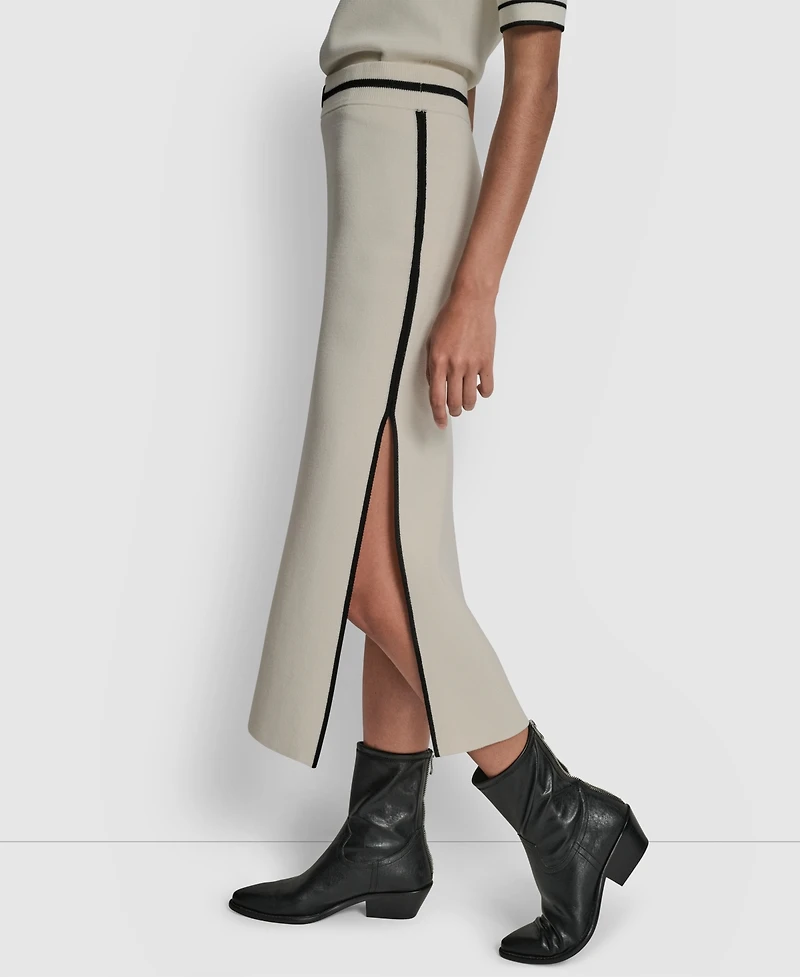 Dkny Jeans Women's Color Block Maxi Skirt