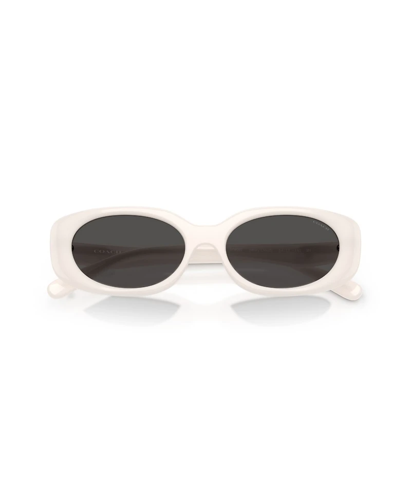 Coach Women's Oval Sunglasses, CBY84 HC8443D