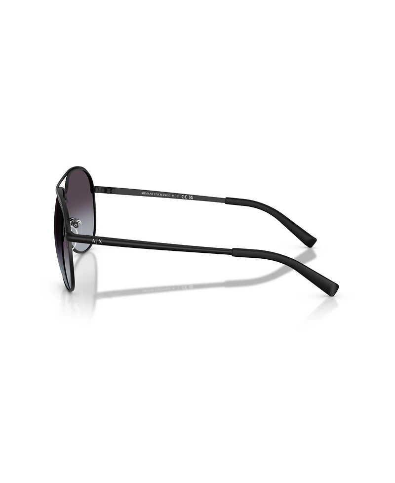 A|X Armani Exchange Unisex Pilot Sunglasses, AX2002