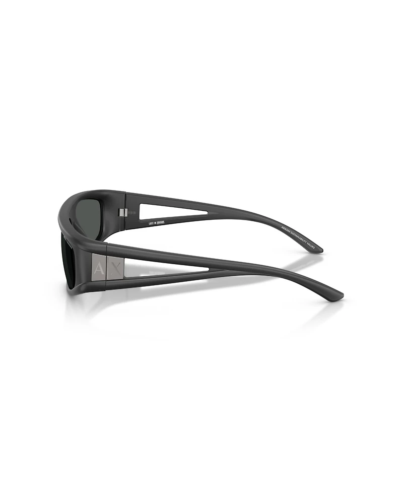 A|X Armani Exchange Unisex Geometric Sunglasses, AX4159SU