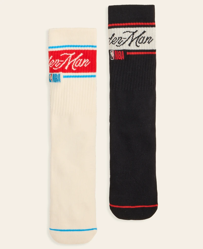Macy's Marvel X Nba Kids 2-Pk. Spider-Man Knit Socks, Macy's Exclusive