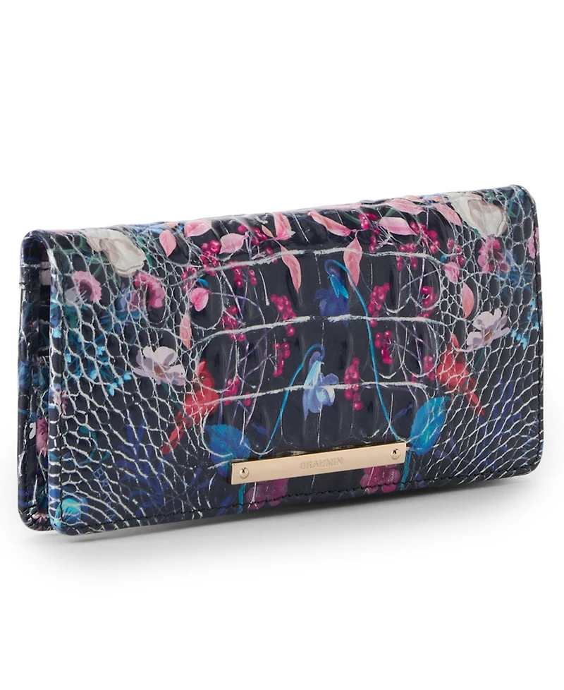 Brahmin Ady Melbourne Embossed Leather Wallet
