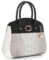 Brahmin Rosetta Minden Leather Satchel