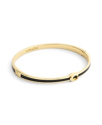 Coach Gold Plated Hinged Bangle Bracelets