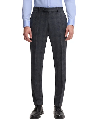 Boss by Hugo Men's Beckham x Checked Wool Slim-Fit Pants