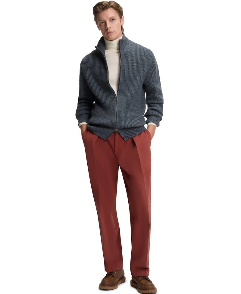 Boss by Hugo Men's Beckham x Cotton Micro-Patterned Pants