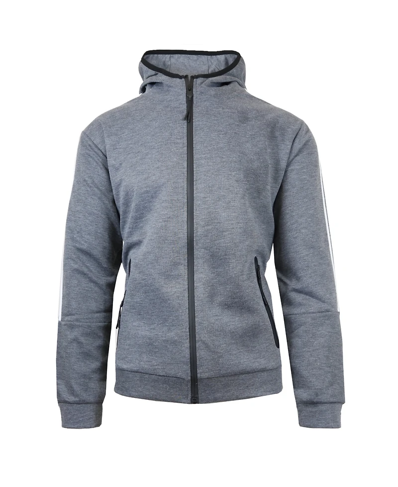 Galaxy By Harvic Men's 2-Piece Full-Zip Hoodie and Jogger Sweatpants Set