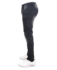 Blue Ice Men's Stretch Ripped Jeans