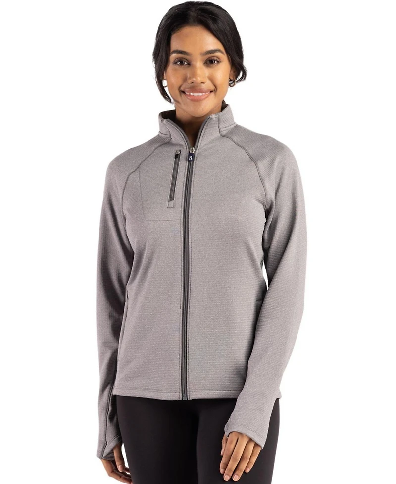 Cutter & Buck Women's Peshastin Fleece Recycled Full Zip Jacket