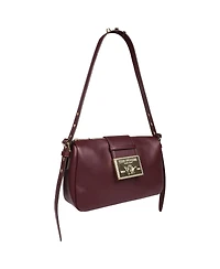 True Religion East West Shoulder Bag with Belt Buckle Tab
