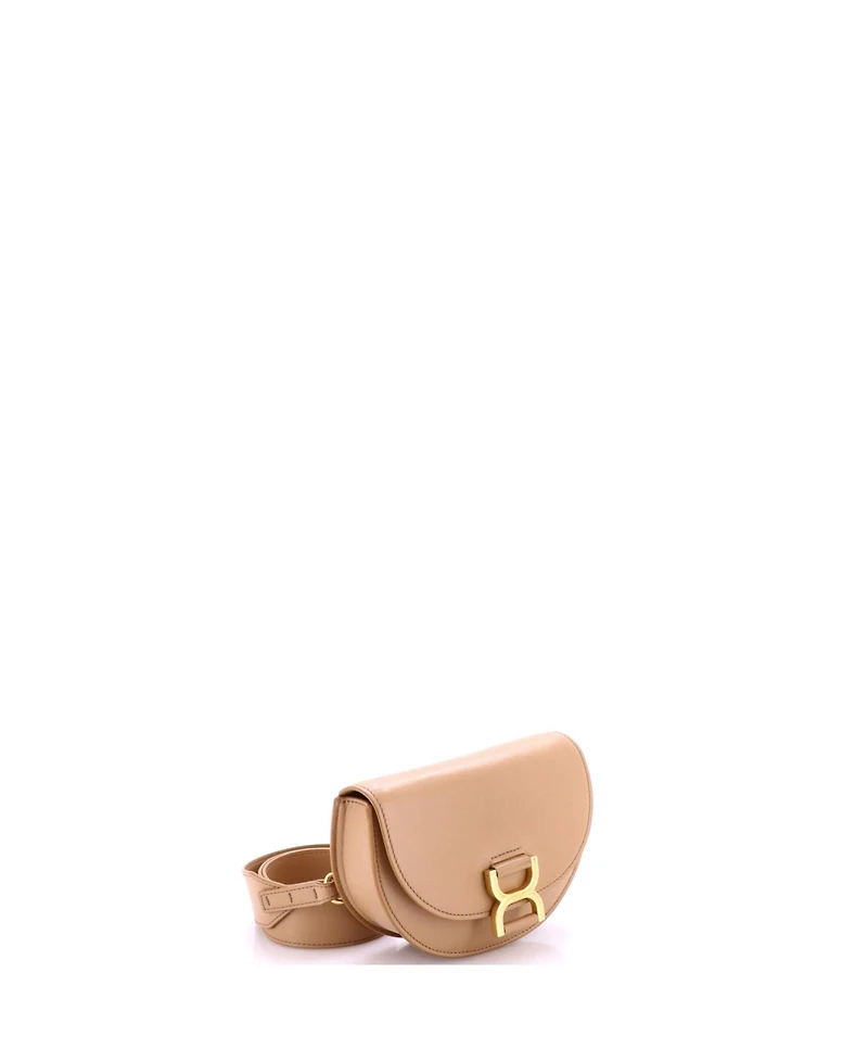 Pre-Owned Chloe Mini Marcie Flap Crossbody Bag Leather