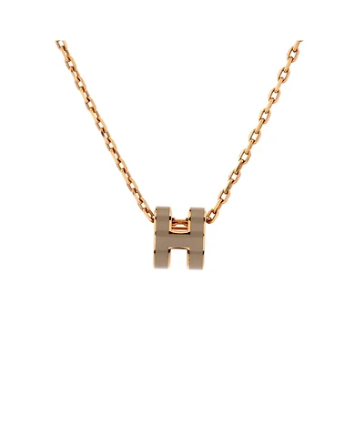 Pre-Owned Hermes Pop H Pendant Chain Necklace