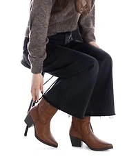 Xti Women's Embroidered Italian Western Booties By Xti