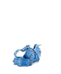 Pre-Owned Balenciaga Xs Le Cagole Giant Studs Shoulder Bag Embossed Leather