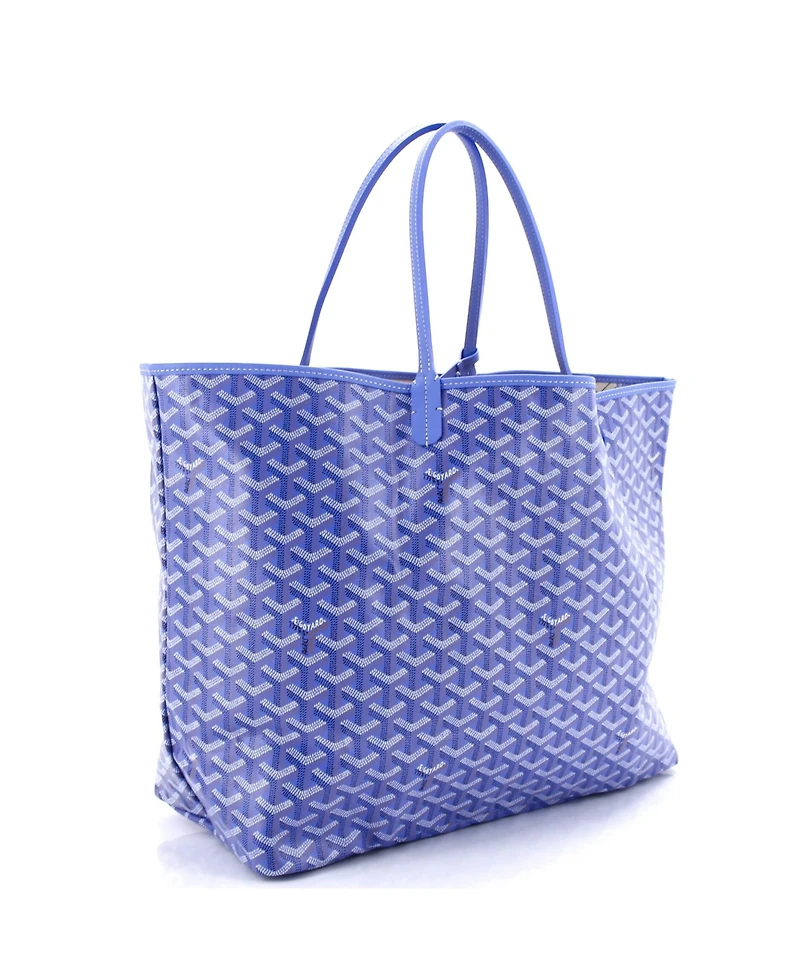 Pre-Owned Goyard Gm Saint Louis Reversible Tote Coated Canvas and Printed Canvas