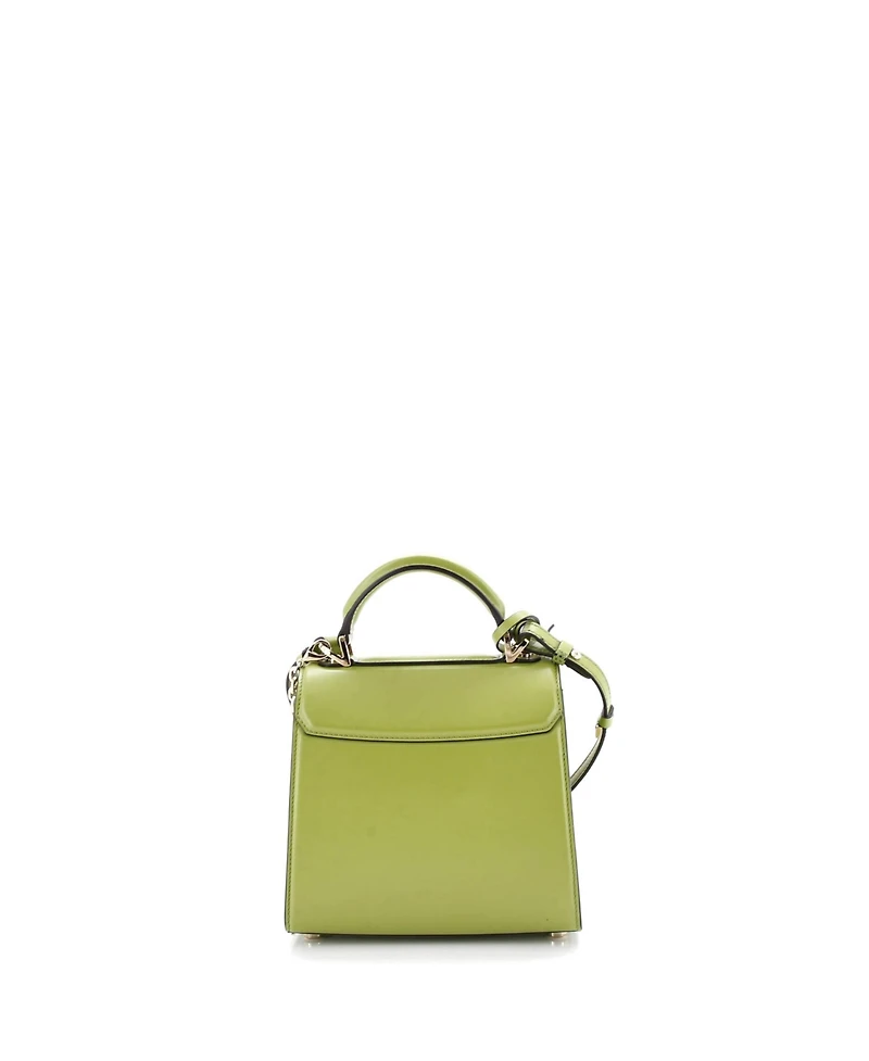 Pre-Owned Salvatore Ferragamo Boxyz Top Handle Bag Leather