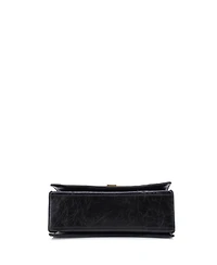 Pre-Owned Balenciaga Crush Chain Flap Bag Quilted Crushed Calfskin