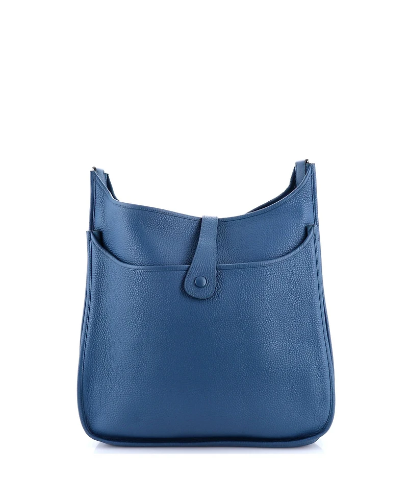 Pre-Owned Hermes Tgm Evelyne Bag Gen Iii Clemence