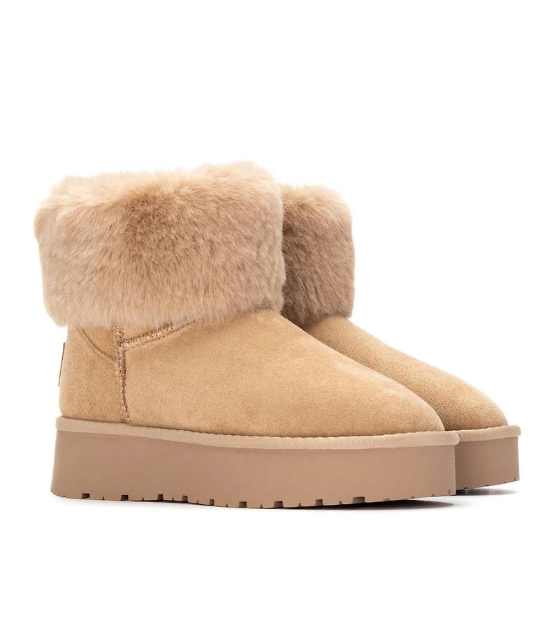 Xti Women's Comfort Ankle Suede Booties By