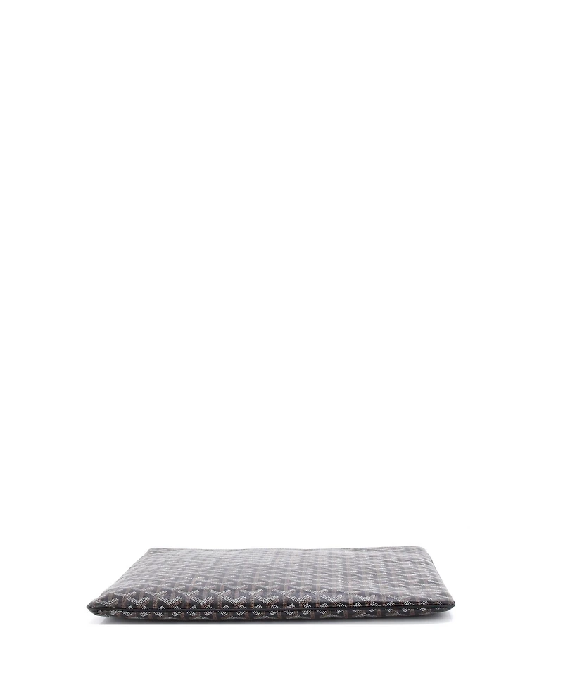 Pre-Owned Goyard Gm Senat Zip Pouch Coated Canvas